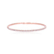 Rose Gold Stone Bangle