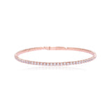 Rose Gold Stone Bangle
