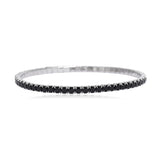 Black Stone elastic Stretch Bracelet