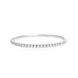 Solitare Stone Bangle Bracelet