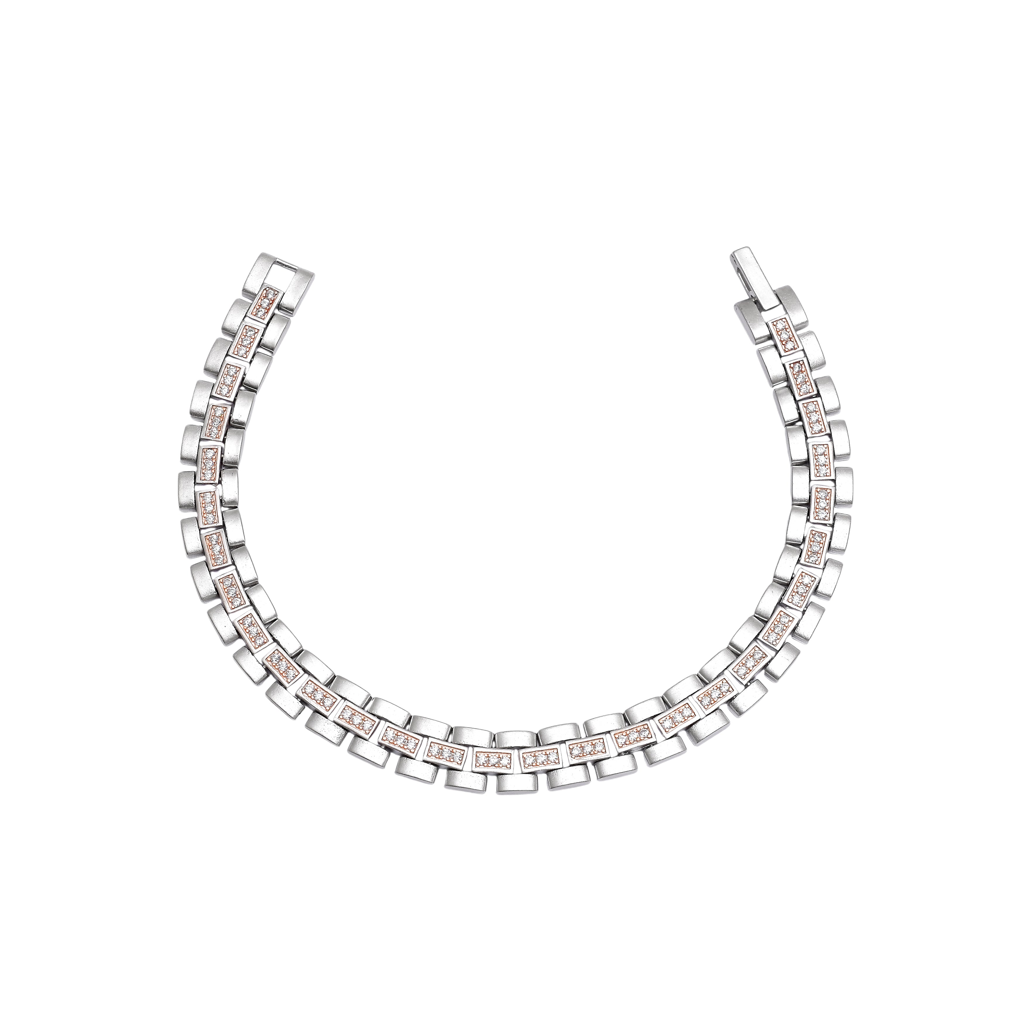 Elegant Geometric Silver Bracelet
