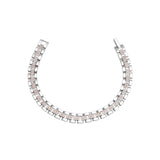 Elegant Geometric Silver Bracelet