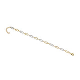 Contemporary Oval Chain Bracelet