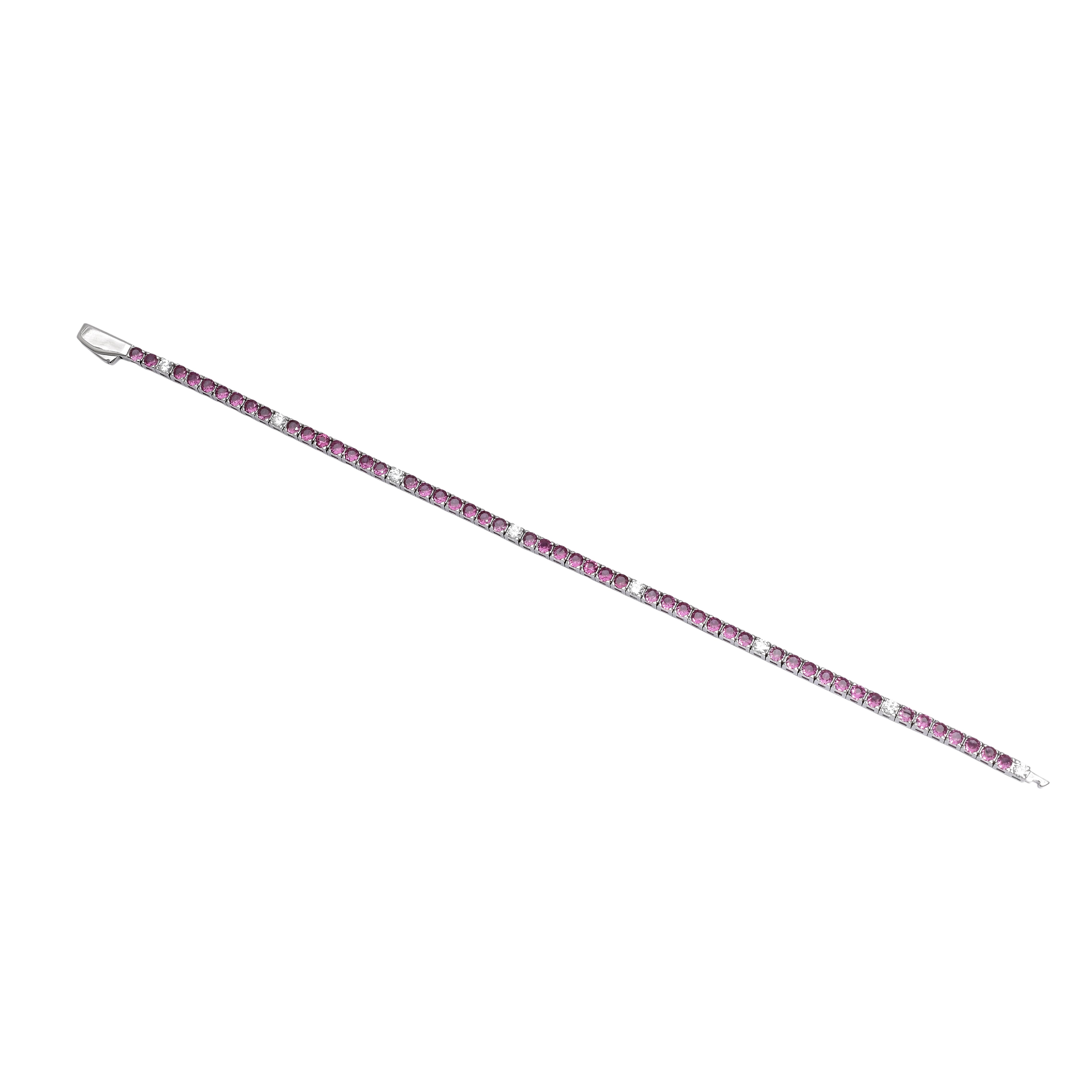 Classic Pink Tennis Bracelet