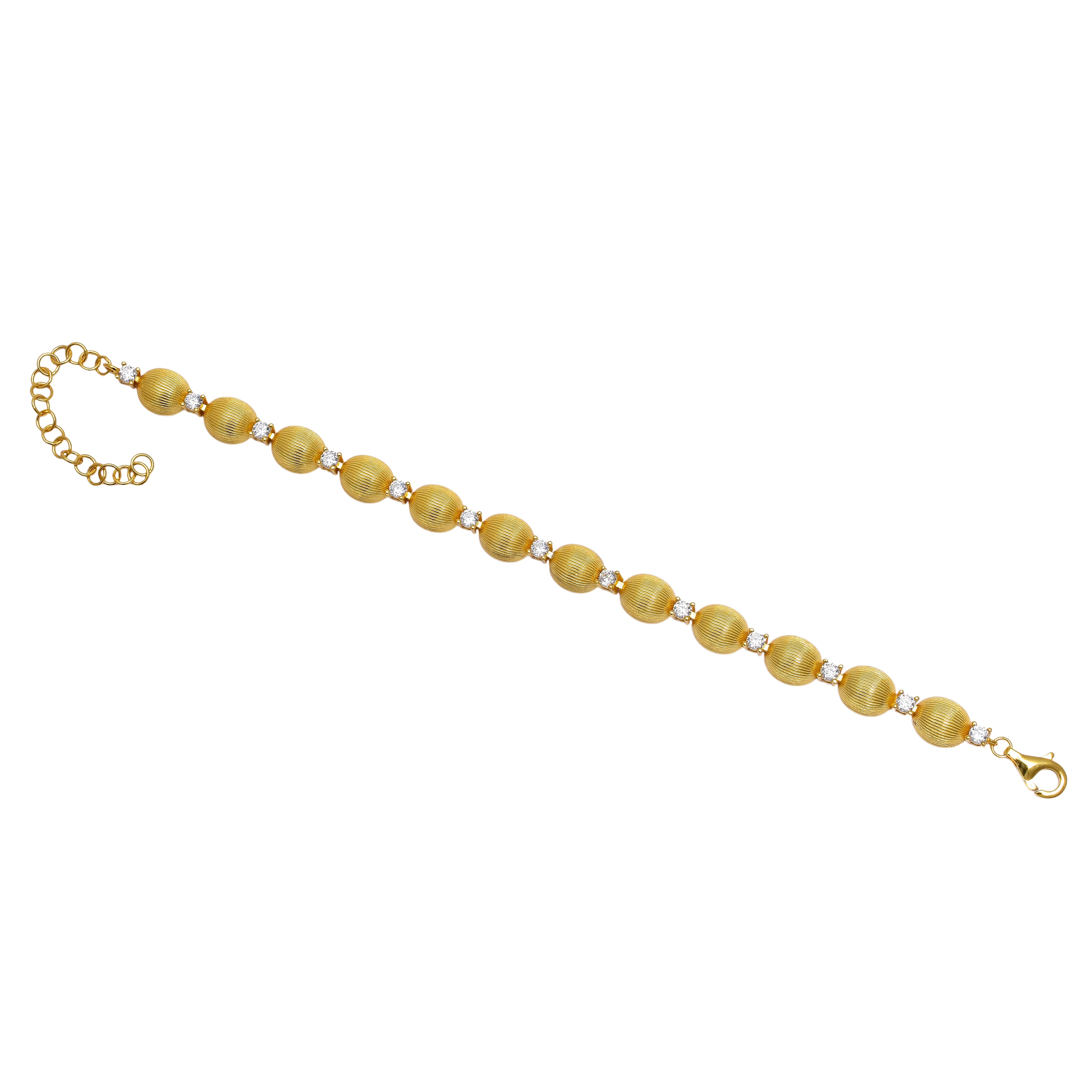 Textured Gold dome Bracelet