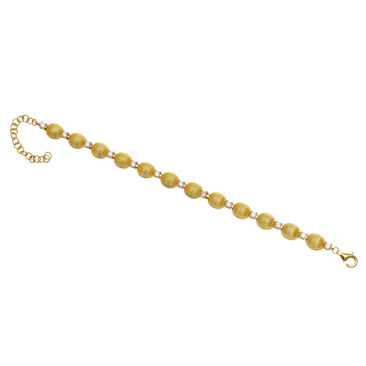 Textured Gold dome Bracelet