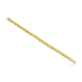 Classic Yellow Gem Tennis Bracelet in 925 Silver