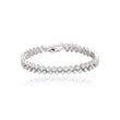 Classic Shine Chevron Tennis Bracelet