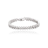Classic Shine Chevron Tennis Bracelet