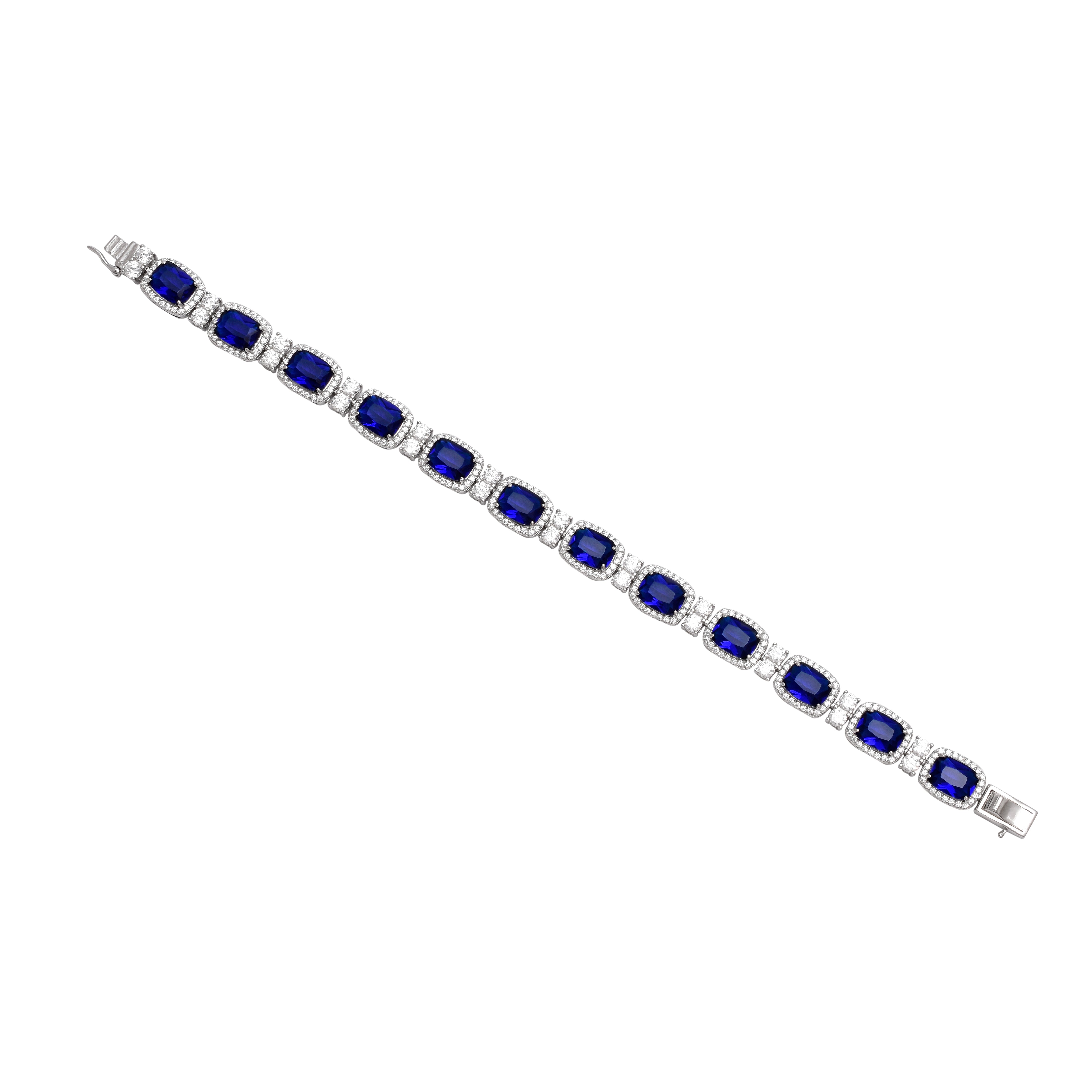 Midnight Luxe Blue Sterling Silver Bracelet