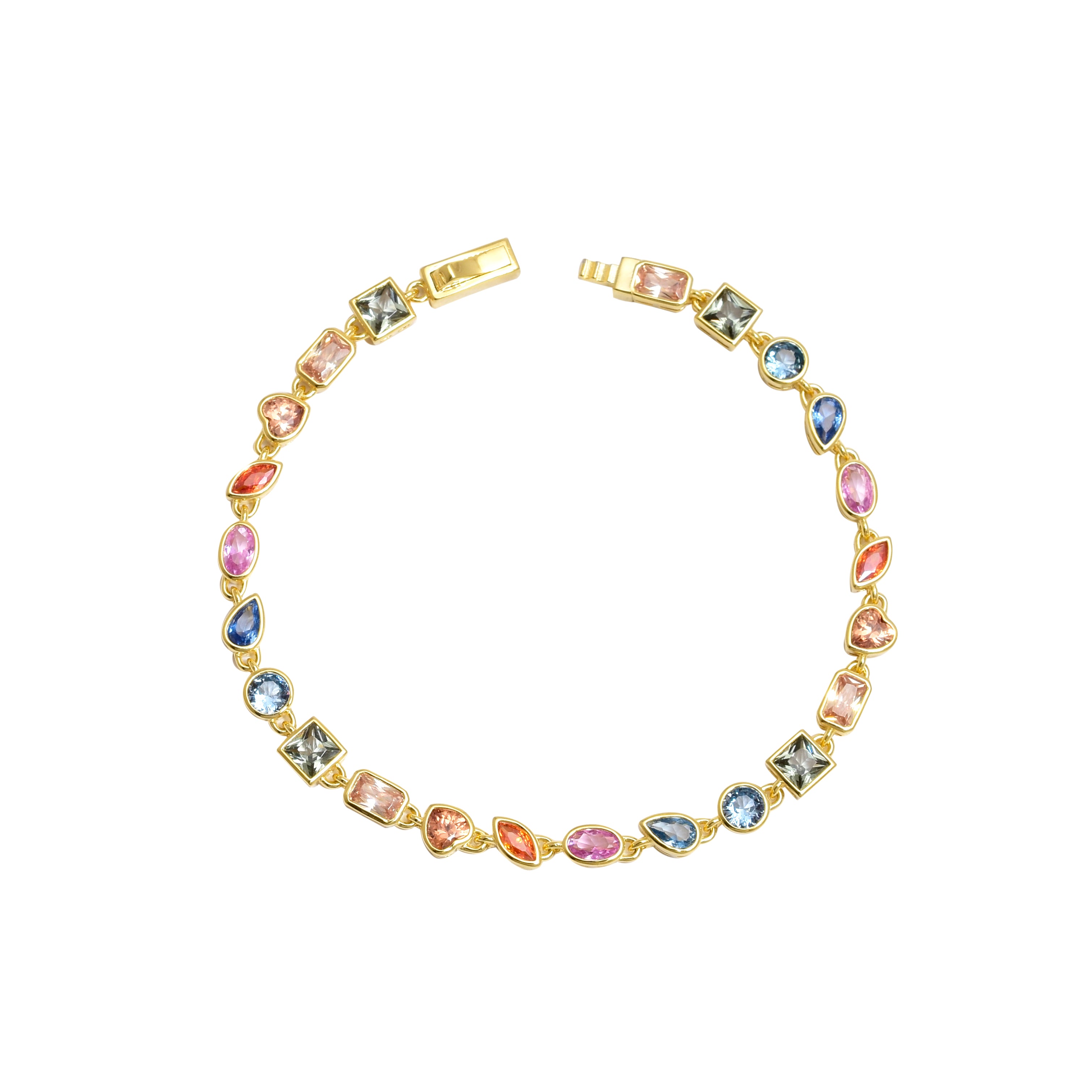 Chic Multicolor Stone Bracelet