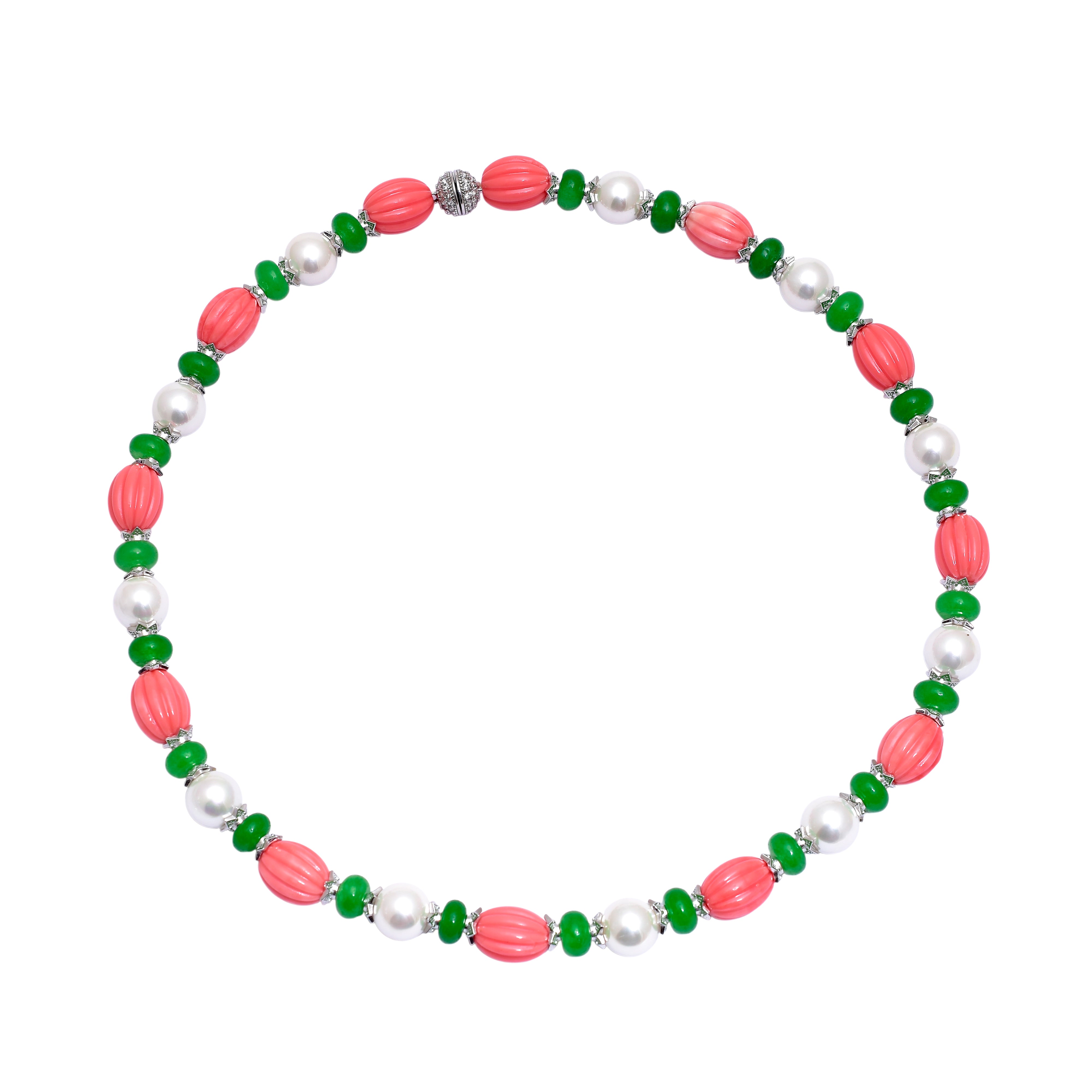 Multicolor Bead Statement Necklace