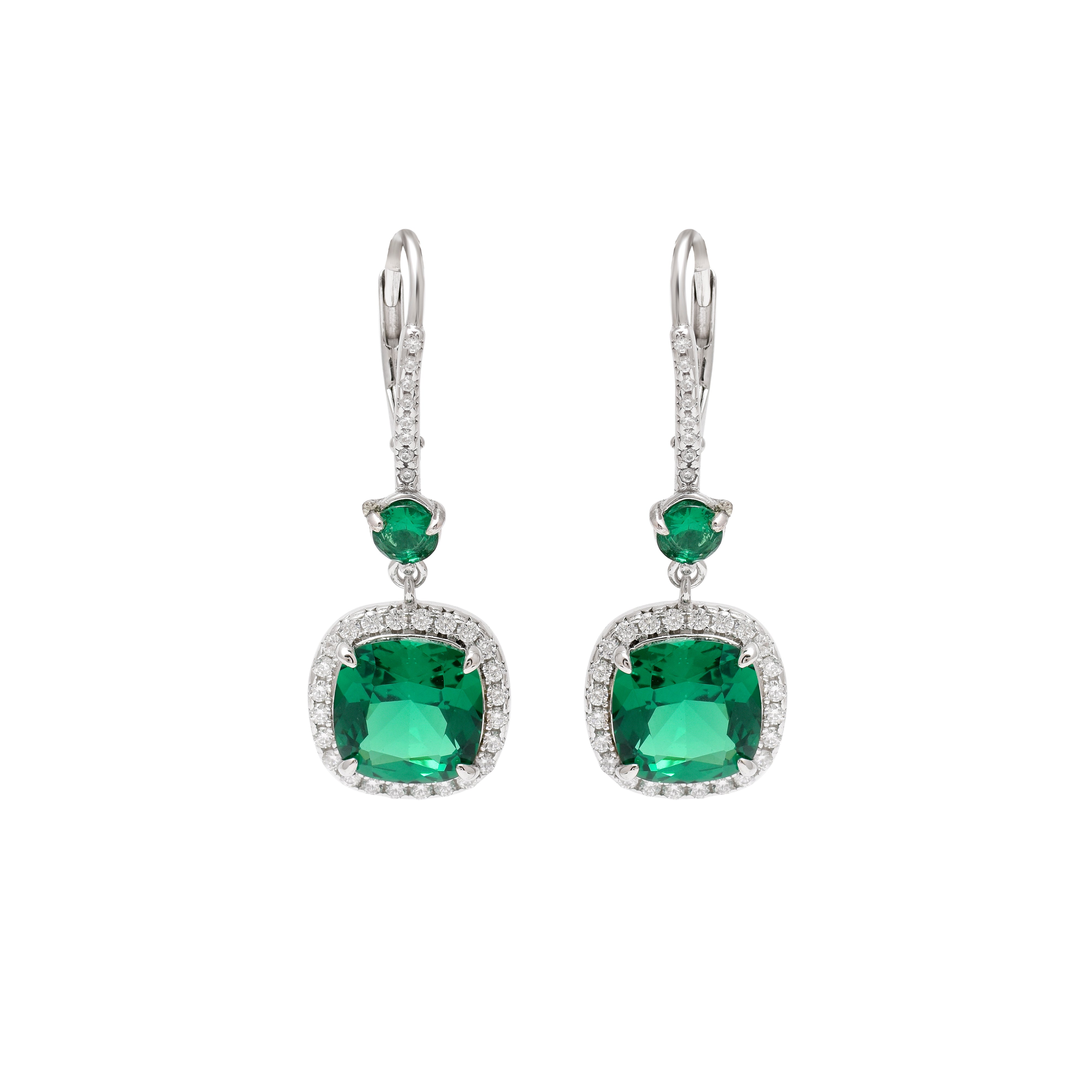 The Emerald Grace Dangles