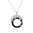 Panther Diamond Statement Pendant Necklace