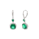 The Emerald Grace Dangles