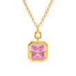 Glamour Glow Pink Stone Pendant