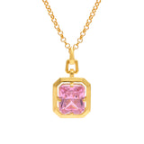 Glamour Glow Pink Stone Pendant
