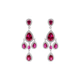 Ruby Chandelier Earrings