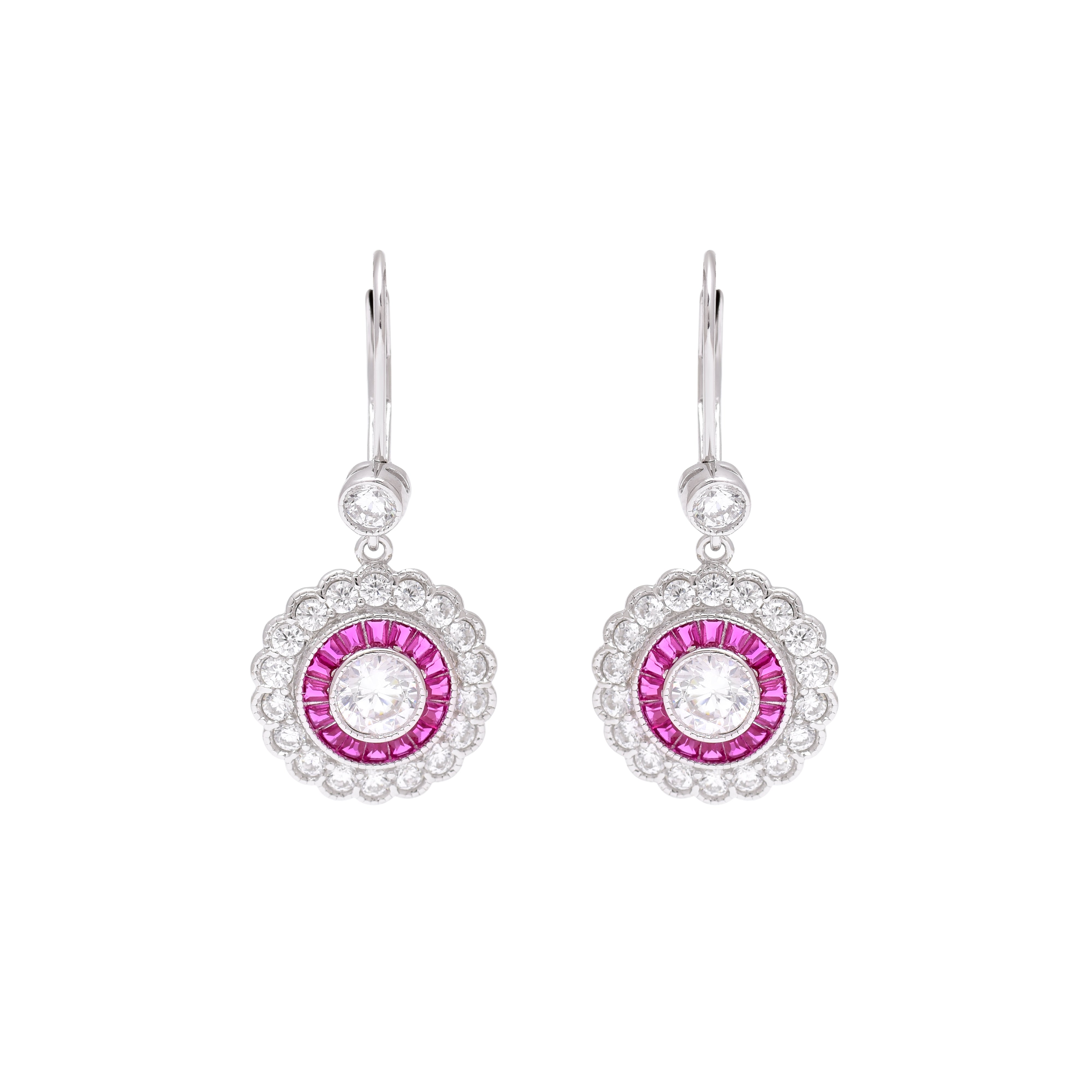 The Rosé Cluster Earrings