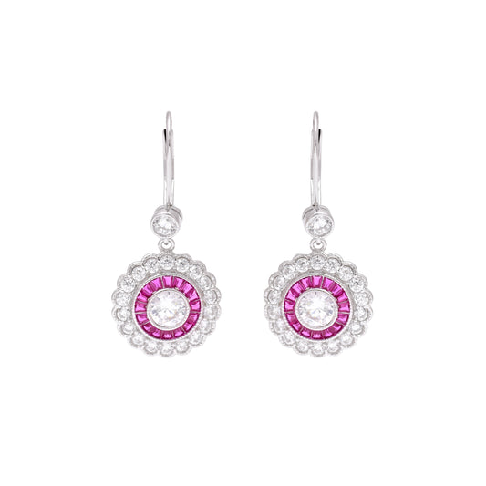 The Rosé Cluster Earrings