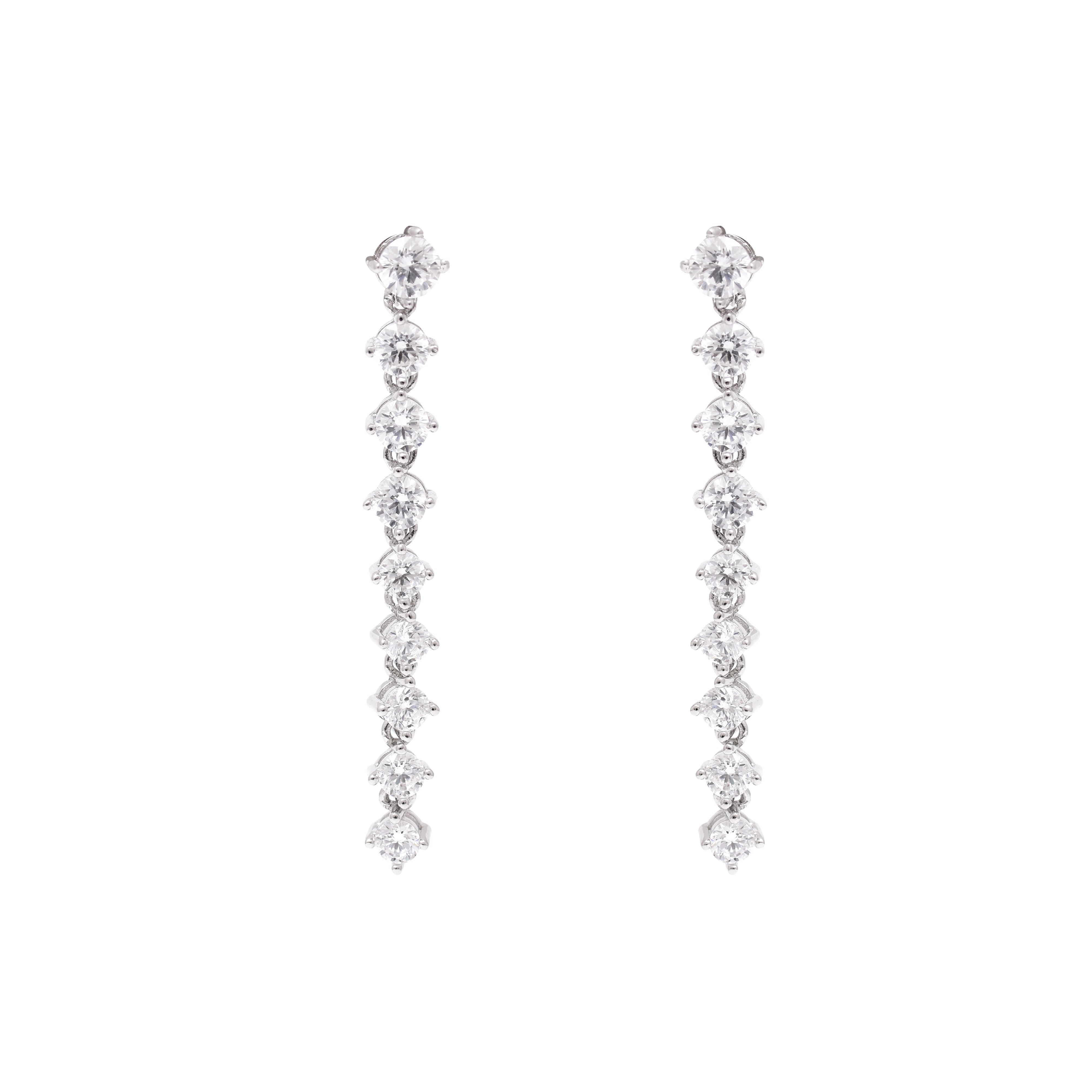 Classic Shine Linear Drop Earrings