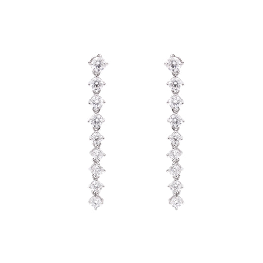 Classic Shine Linear Drop Earrings