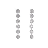 Classic Shine Geometric Drop Earrings