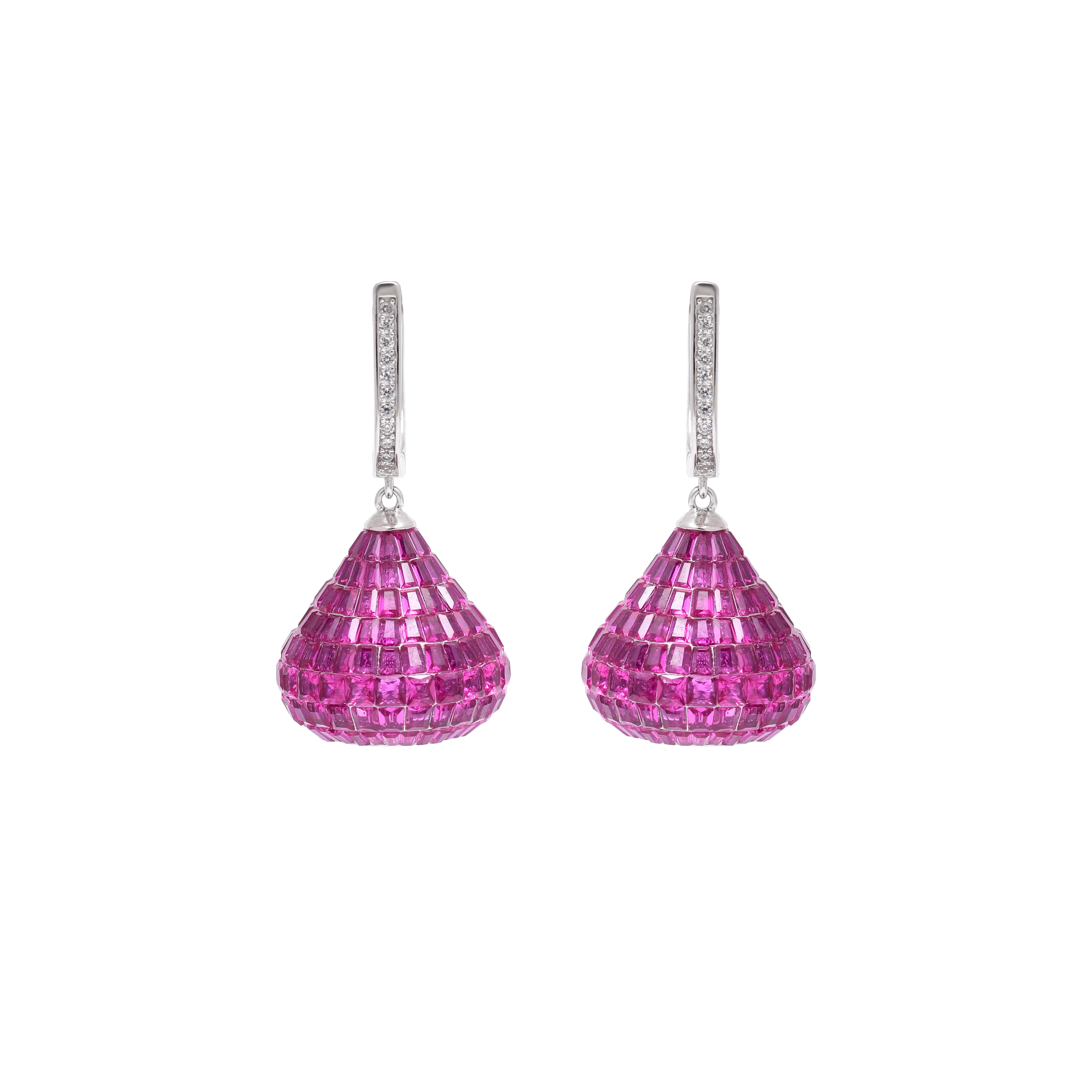 Bloom Cone Sterling Silver Earrings