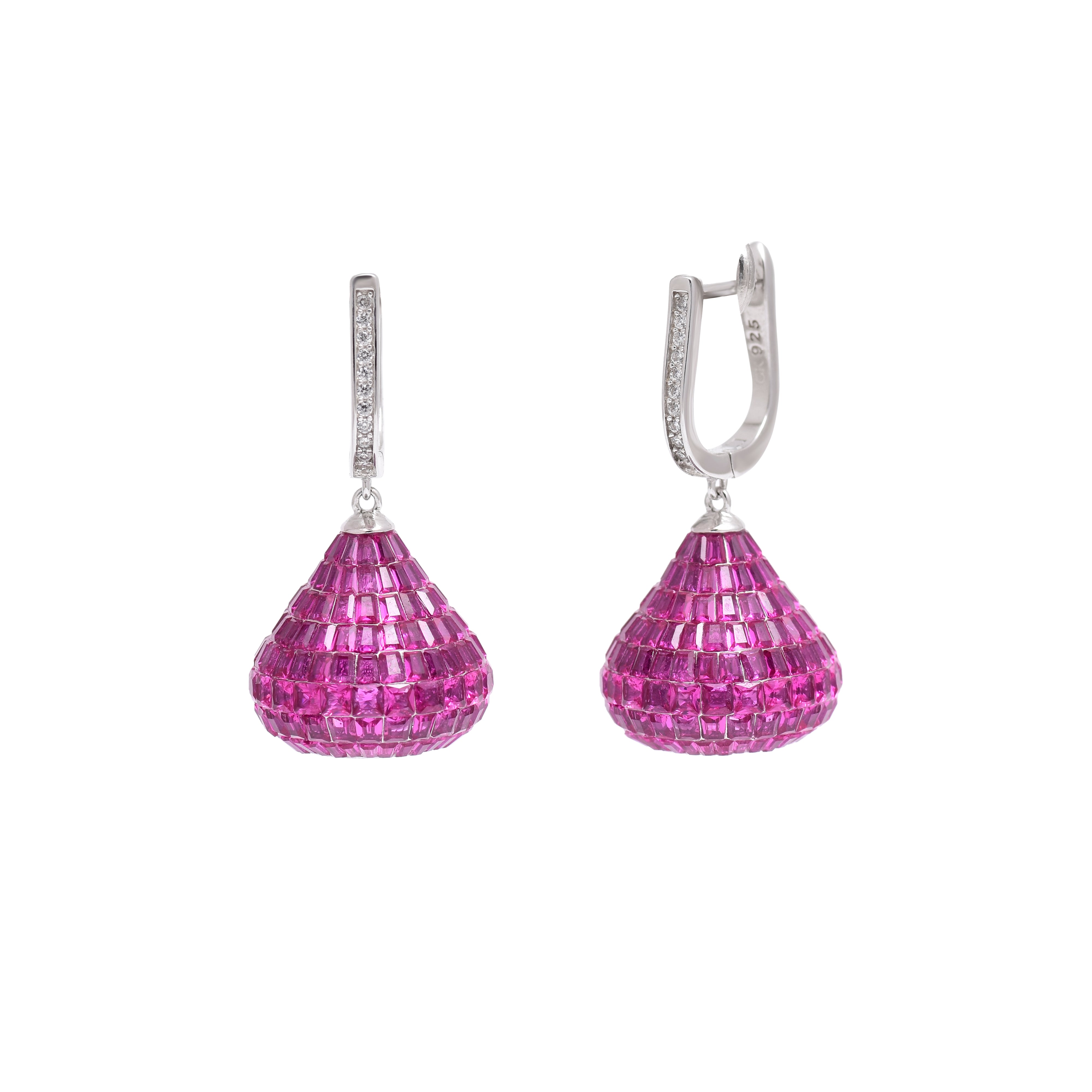 Bloom Cone Sterling Silver Earrings