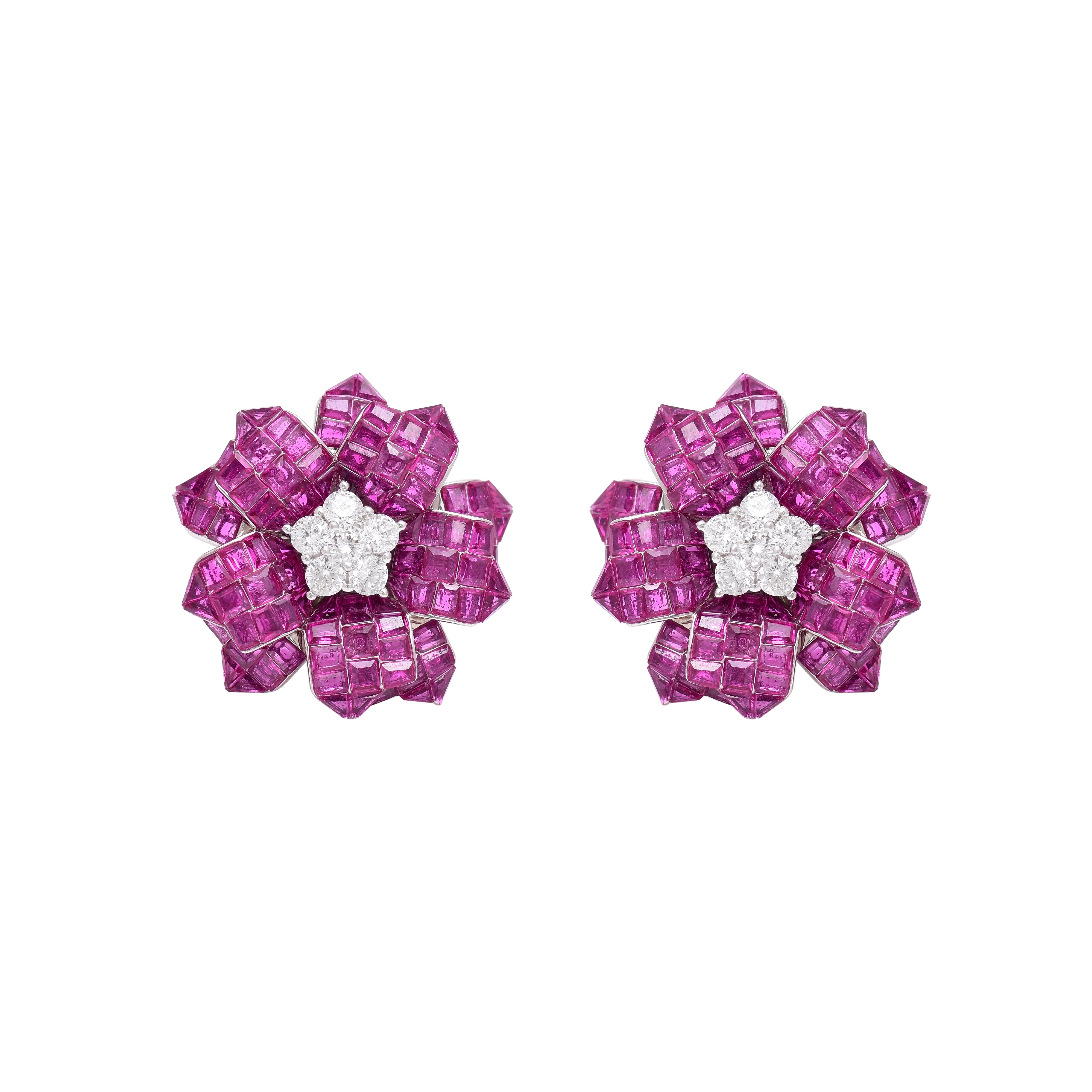 Bloom Petal Sterling Silver Earrings