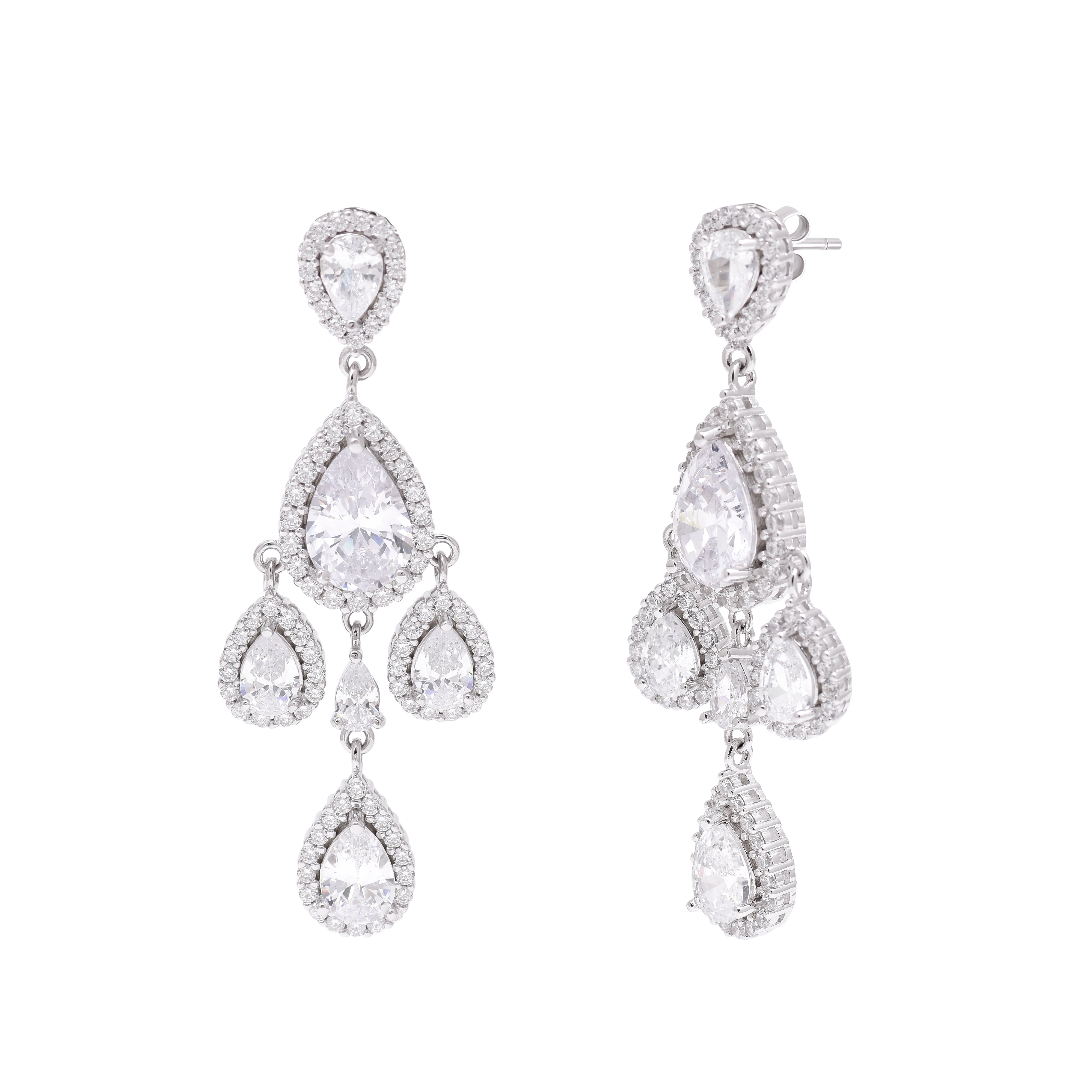 Classic Shine Chandelier Earrings