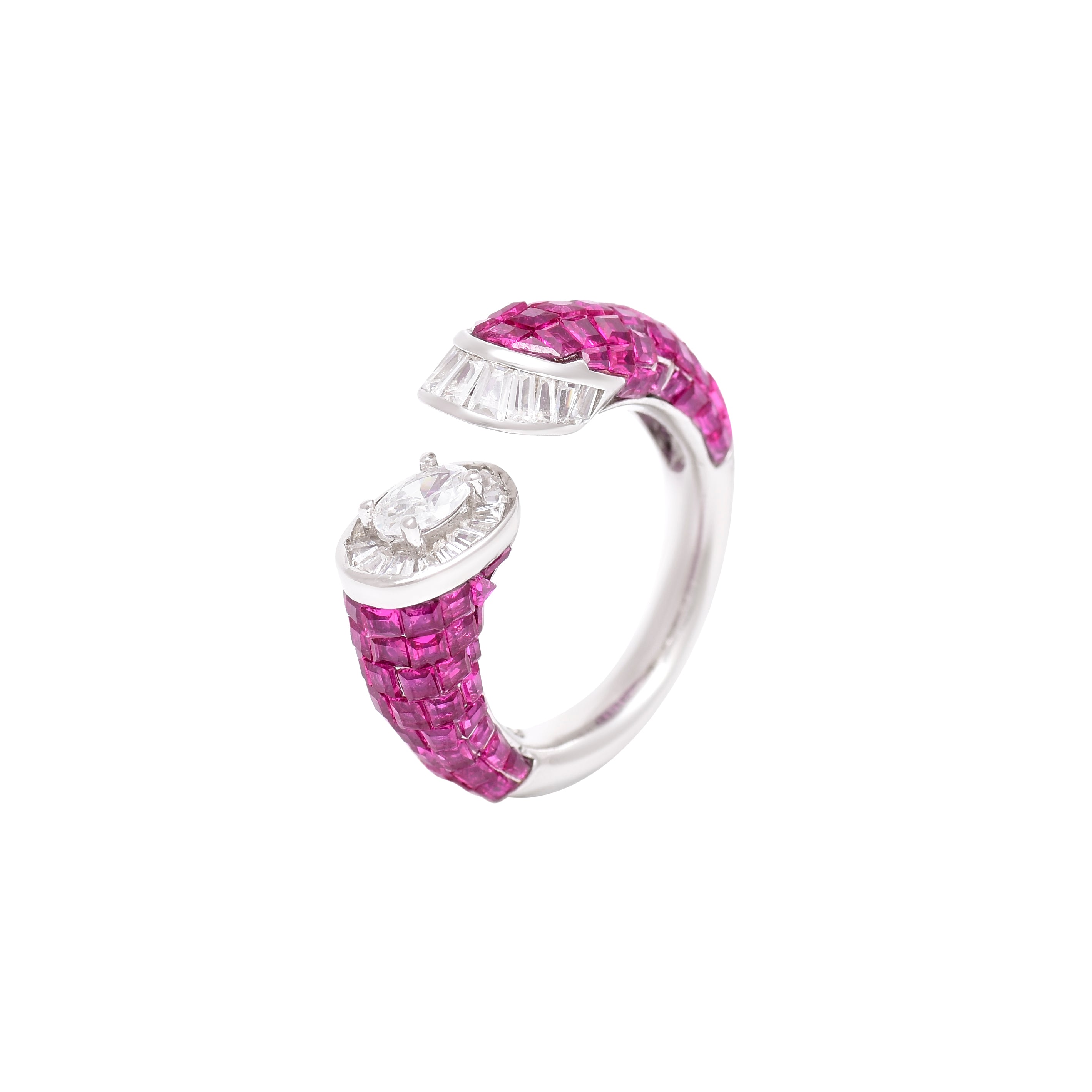 Vine Twist Sterling Silver Ring