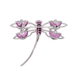 Dragonfly Elegance Sterling Silver Brooch