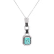 Twilight Emerald Pendant Set