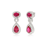 Crimson Teardrop Elegance