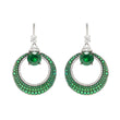 The Emerald Orb Earrings