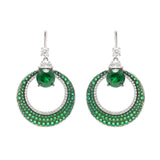 The Emerald Orb Earrings