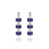 Sparkling Tiered Earrings