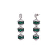 Sparkling Tiered Earrings