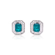 Dazzling Emerald CZ Studs