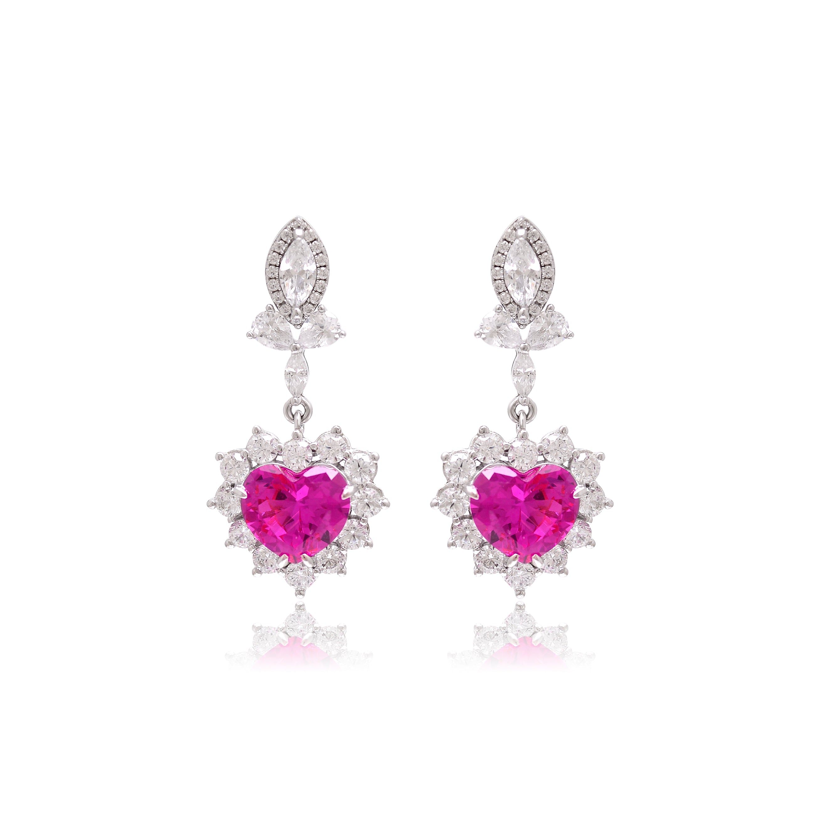 Romantic Heart-Shaped Pink Stone