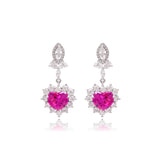 Romantic Heart-Shaped Pink Stone