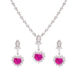 Romantic Heart-Shaped Pink Stone