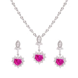 Romantic Heart-Shaped Pink Stone