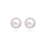 Pearl Radiance Sterling Silver Pendant Set
