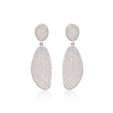 Asymmetrical Dangle Earring 925 Sterling Silver