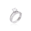 Diamond Stacking Ring 925 Sterling Silver