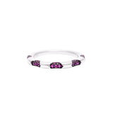 Dainty CZ Band Ring 925 Sterling Silver