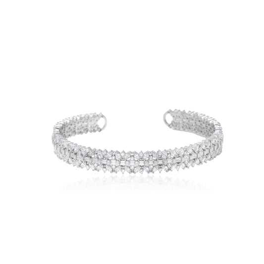 Gleaming Zirconia Cuff