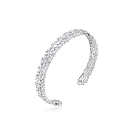 Gleaming Zirconia Cuff